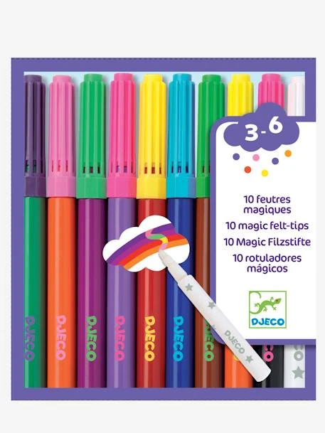 10 Feutres Magiques DJECO Multicolore - Djeco 1 10 Feutres Magiques DJECO Multicolore - Djeco