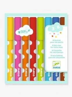 8 Feutres Pour Les Petits DJECO Multicolore - Djeco