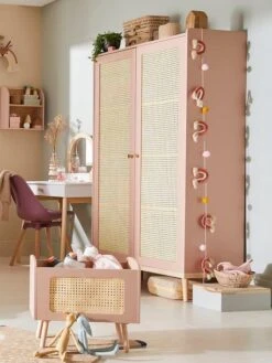 Armoire Cannage LIGNE POÉSIE Rose - Vertbaudet 7 Armoire Cannage LIGNE POÉSIE Rose - Vertbaudet -Petit Monde Promos Boutique armoire cannage ligne poesie 2