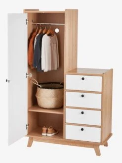 Armoire Vintage Blanc Clair Uni - Vertbaudet -Petit Monde Promos Boutique armoire vintage 5