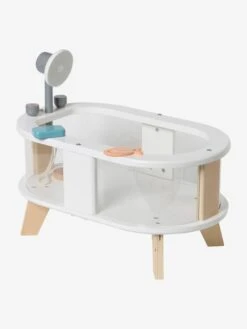 Baignoire Poupon Plexi/bois FSC® Blanc - Vertbaudet -Petit Monde Promos Boutique baignoire poupon plexibois fsc 4