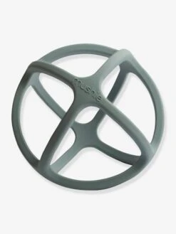 Balle De Dentition En Silicone - MUSHIE Bleu - Mushie -Petit Monde Promos Boutique balle de dentition en silicone mushie 2