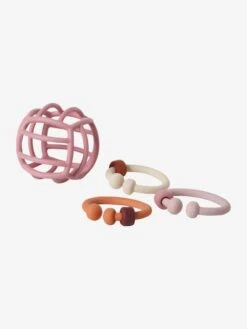 Balle Et Anneaux De Dentition En Silicone Multicolor - Vertbaudet -Petit Monde Promos Boutique balle et anneaux de dentition en silicone 2
