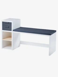Banc De Lecture + Rangement LIGNE REGLISSE Blanc/gris Foncé - Vertbaudet 7 Banc De Lecture + Rangement LIGNE REGLISSE Blanc/gris Foncé - Vertbaudet -Petit Monde Promos Boutique banc de lecture rangement ligne reglisse 2