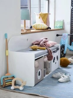 Banquette LIGNE SIRIUS Blanc/gris - Vertbaudet 5 Banquette LIGNE SIRIUS Blanc/gris - Vertbaudet -Petit Monde Promos Boutique banquette ligne sirius 2