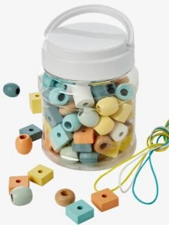 Baril De Grosses Perles En Bois FSC® Rose - Vertbaudet -Petit Monde Promos Boutique baril de grosses perles en bois fsc 4