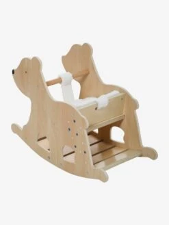 Bascule Ours Polaire En Bois FSC® Naturel - Vertbaudet -Petit Monde Promos Boutique bascule ours polaire en bois fsc 3