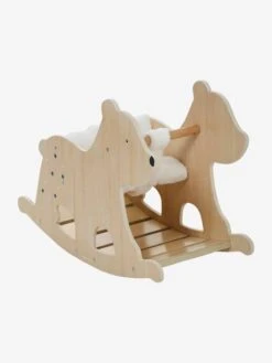 Bascule Ours Polaire En Bois FSC® Naturel - Vertbaudet -Petit Monde Promos Boutique bascule ours polaire en bois fsc 5