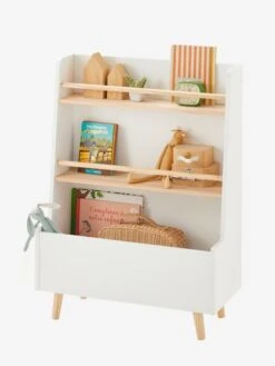 Bibliothèque Avec Fond Réversible Hanoï Blanc - Vertbaudet -Petit Monde Promos Boutique bibliotheque avec fond reversible hanoi 2