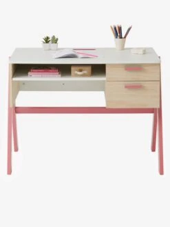 Bureau Enfant Coloriage Rose - Vertbaudet -Petit Monde Promos Boutique bureau enfant coloriage 2
