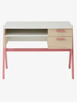 Bureau Enfant Coloriage Rose - Vertbaudet -Petit Monde Promos Boutique bureau enfant coloriage 3