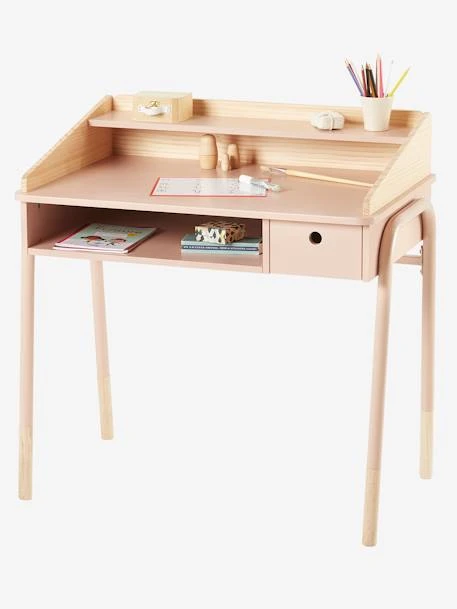 Bureau Enfant LIGNE AMAZONIE Rose - Vertbaudet 1 Bureau Enfant LIGNE AMAZONIE Rose - Vertbaudet