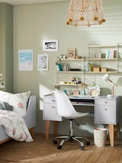 Bureau Enfant LIGNE FJORD Gris/bois - Vertbaudet -Petit Monde Promos Boutique bureau enfant ligne fjord 3