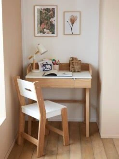 Bureau Enfant Vintage Blanc - Vertbaudet 9 Bureau Enfant Vintage Blanc - Vertbaudet -Petit Monde Promos Boutique bureau enfant vintage 3