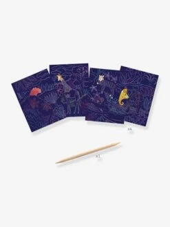 Cartes à Gratter Nature Luxuriante DJECO Violet - Djeco 7 Cartes à Gratter Nature Luxuriante DJECO Violet - Djeco -Petit Monde Promos Boutique cartes a gratter nature luxuriante djeco 3