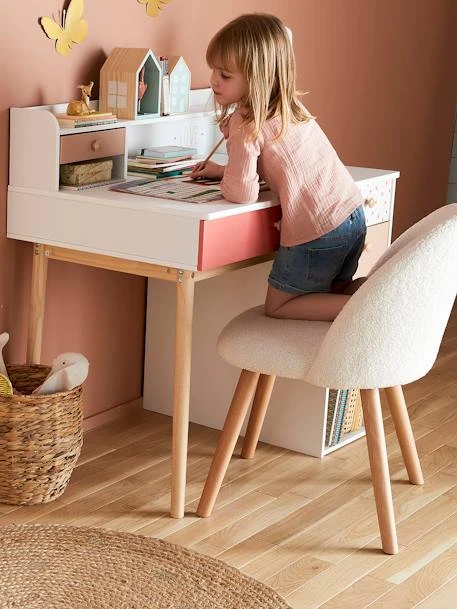 Chaise Fausse Fourrure Enfant Ivoire - Vertbaudet 4 Chaise Fausse Fourrure Enfant Ivoire - Vertbaudet – Image 4