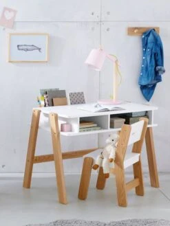 Chaise Maternelle, Assise 30 Cm LIGNE ARCHITEKT Blanc/bois - Vertbaudet -Petit Monde Promos Boutique chaise maternelle assise 30 cm ligne architekt 2