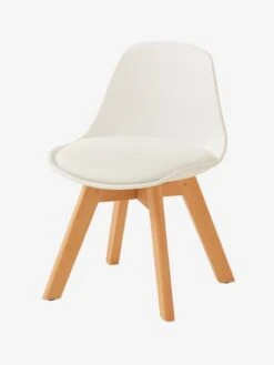 Petit Monde Promos Boutique 11 Chaise Maternelle Scandinave, Assise H 31,5 Cm Blanc - Vertbaudet
