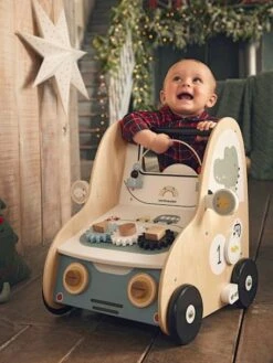 Chariot De Marche Avec Freins EN VOITURE SIMON En Bois FSC® Multicolore - Vertbaudet -Petit Monde Promos Boutique chariot de marche avec freins en voiture simon en bois fsc 5
