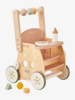 Chariot De Marche Poussette En Bois FSC® Rose - Vertbaudet 9 Chariot De Marche Poussette En Bois FSC® Rose - Vertbaudet -Petit Monde Promos Boutique chariot de marche poussette en bois fsc 3