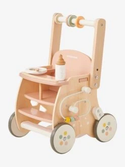Chariot De Marche Poussette En Bois FSC® Rose - Vertbaudet 10 Chariot De Marche Poussette En Bois FSC® Rose - Vertbaudet -Petit Monde Promos Boutique chariot de marche poussette en bois fsc 4