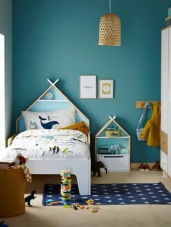 Chevet Enfant Fond Réversible Bleu Ou Rose LIGNE TIPILI Blanc - Vertbaudet -Petit Monde Promos Boutique chevet enfant fond reversible bleu ou rose ligne tipili 3