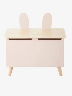 Coffre De Rangement Bunny Rose Clair/bois - Vertbaudet -Petit Monde Promos Boutique coffre de rangement bunny 2