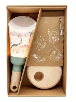 Coffret Lampe Nomade 5 En 1 Dinosauria MAISON POLOCHON Vert Sauge - Polochon -Petit Monde Promos Boutique coffret lampe nomade 5 en 1 dinosauria maison polochon 3