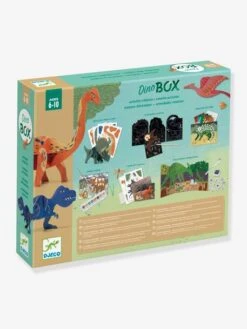 Coffret Le Monde Des Dinosaures DJECO Vert - Djeco -Petit Monde Promos Boutique coffret le monde des dinosaures djeco 2