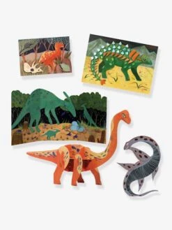 Coffret Le Monde Des Dinosaures DJECO Vert - Djeco -Petit Monde Promos Boutique coffret le monde des dinosaures djeco 4