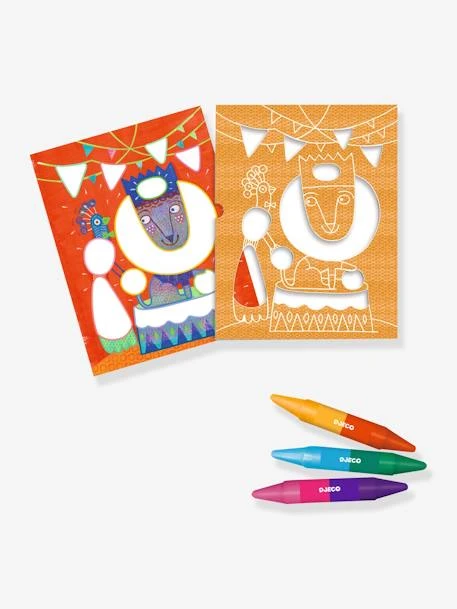 Coloriage Pour Les Petits Funambule Et Balles DJECO Bleu - Djeco 2 Coloriage Pour Les Petits Funambule Et Balles DJECO Bleu - Djeco – Image 2