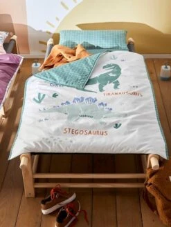 Couchage De Sieste Maternelle MINILI DINOS Personnalisable Vert - Vertbaudet -Petit Monde Promos Boutique couchage de sieste maternelle minili dinos personnalisable 4