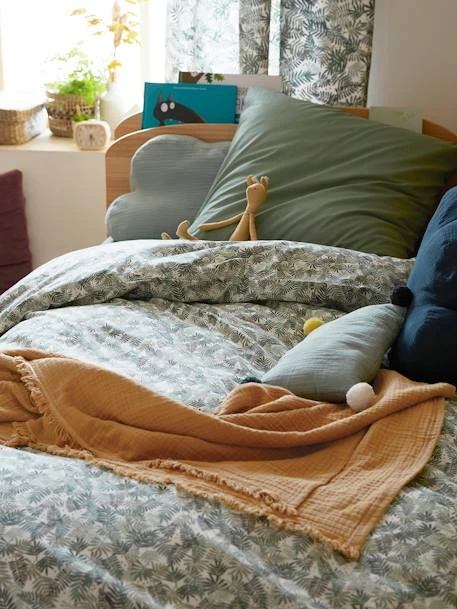 Couverture En Gaze De Coton Bio Caramel - Vertbaudet 2 Couverture En Gaze De Coton Bio Caramel - Vertbaudet – Image 2