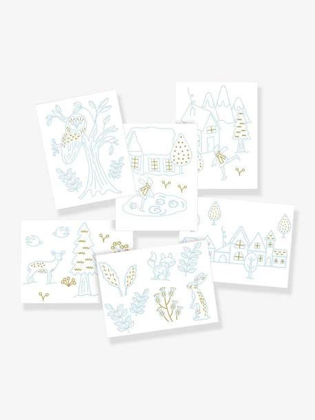 Décorations Sur Vitre - AUZOU Bleu - Auzou 3 Décorations Sur Vitre - AUZOU Bleu - Auzou – Image 3