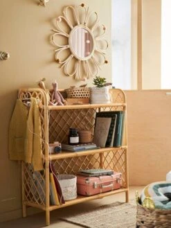 Etagère Bibliothèque Rotin 3 Niveaux Eden Naturel - Vertbaudet -Petit Monde Promos Boutique etagere bibliotheque rotin 3 niveaux eden 3