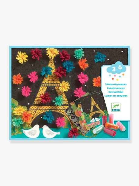 Explosion De Pompons - DJECO Multicolore - Djeco 2 Explosion De Pompons - DJECO Multicolore - Djeco – Image 2