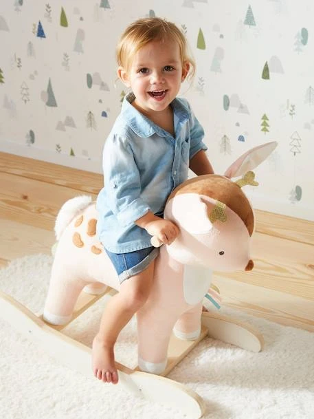 Faon à Bascule En Bois FSC® Multicolore - Vertbaudet 1 Faon à Bascule En Bois FSC® Multicolore - Vertbaudet