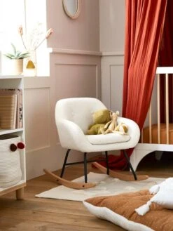 Petit Monde Promos Boutique 13 Fauteuil à Bascule Enfant écru - Vertbaudet
