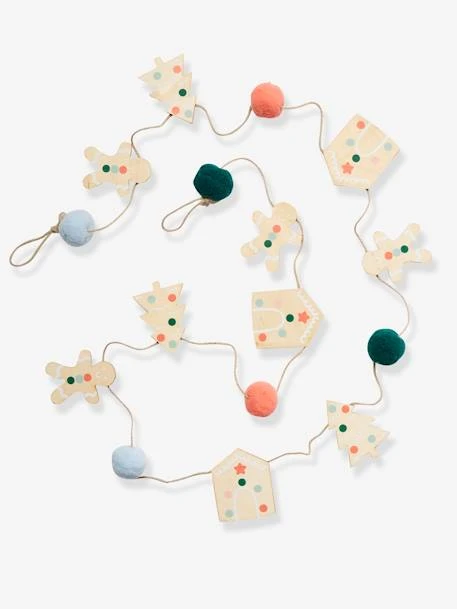 Guirlande En Bois Pain D'épices Chene - Vertbaudet 1 Guirlande En Bois Pain D'épices Chene - Vertbaudet