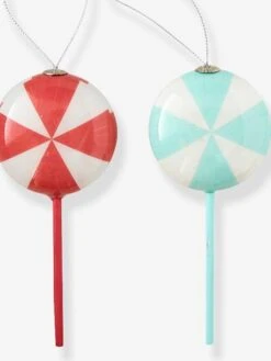 Les 4 Décorations Candy à Suspendre Rouge - Vertbaudet 11 Les 4 Décorations Candy à Suspendre Rouge - Vertbaudet -Petit Monde Promos Boutique les 4 decorations candy a suspendre 5