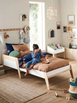 Lit Enfant évolutif 3 Tailles LIGNE RETRO Blanc Mate - Vertbaudet -Petit Monde Promos Boutique lit enfant evolutif 3 tailles ligne retro 4