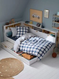 Lit Enfant Multi Rangements TRÉSOR Blanc - Vertbaudet -Petit Monde Promos Boutique lit enfant multi rangements tresor 5