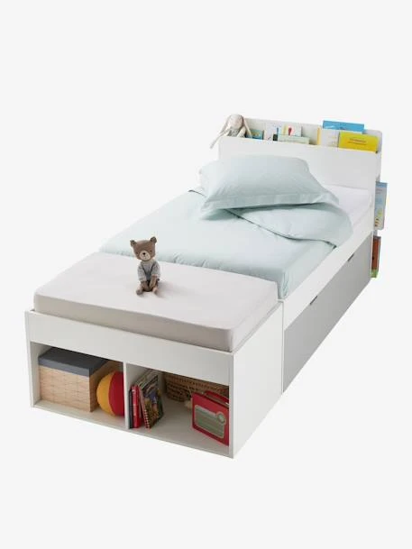 Lit évolutif LIGNE PASSE-PASSE Blanc - Vertbaudet 2 Lit évolutif LIGNE PASSE-PASSE Blanc - Vertbaudet – Image 2