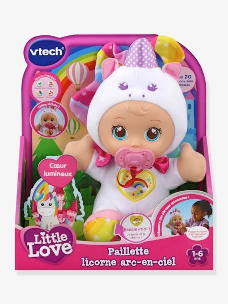 Little Love Paillettes Licorne Arc-en-ciel VTECH Multicolore - Toutes Les Marques 1 Little Love Paillettes Licorne Arc-en-ciel VTECH Multicolore - Toutes Les Marques