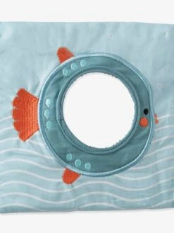 Livre D'éveil Accordéon Eau Salée Bleu - Vertbaudet -Petit Monde Promos Boutique livre deveil accordeon eau salee 5