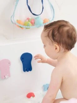 Livre + Marionnette + Stickers De Bain En Mousse BADABULLE Multicolore - Badabulle -Petit Monde Promos Boutique livre marionnette stickers de bain en mousse badabulle 3