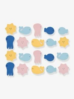 Livre + Marionnette + Stickers De Bain En Mousse BADABULLE Multicolore - Badabulle -Petit Monde Promos Boutique livre marionnette stickers de bain en mousse badabulle 5