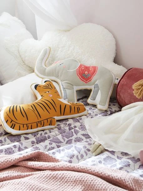 Lot De 2 Coussins Animaux EDEN INDIA Multicolore - Vertbaudet 5 Lot De 2 Coussins Animaux EDEN INDIA Multicolore - Vertbaudet – Image 5