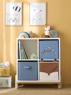 Lot De 3 Bacs De Rangement Baby Fox Lot Bleu - Vertbaudet -Petit Monde Promos Boutique lot de 3 bacs de rangement baby fox 4