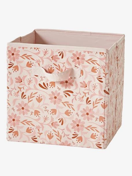 Lot De 3 Bacs De Rangement FLEURETTES Rose - Vertbaudet 3 Lot De 3 Bacs De Rangement FLEURETTES Rose - Vertbaudet – Image 3